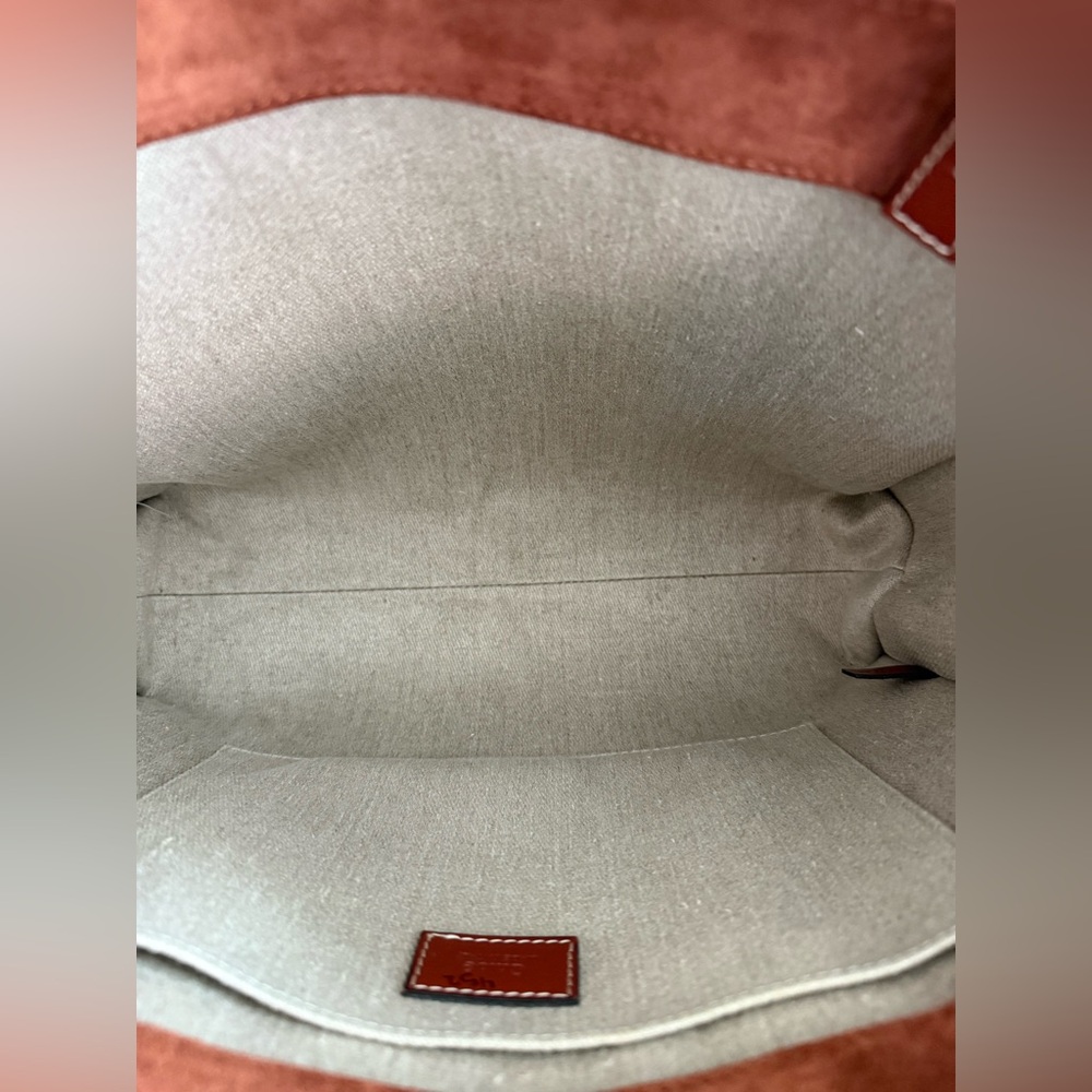 Chloé Woody Suede Medium Sepia Brown - Picture 8 of 11
